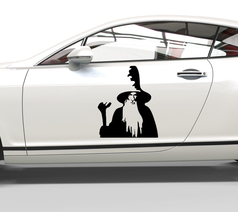 46230 Herr der Ringe Gandalf Silhouette Aufkleber